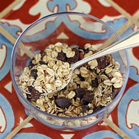 Decadent {but healthy} Dark Chocolate Muesli.
